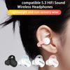 1Pc Universal Touch Operation Sports Headphones Stereo Surround Ergonomic BT-Compatible 5.3 Wireless Earbud Game Playing