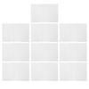 10pcs White Embroidery Fabric 14 Count 12x18in DIY Cross Stitch Fabric Embroidery Fabric Cotton for