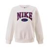 Nike Свитшот Модный Универсальный Удобный Спортивный Пуловер Длинный Рукав Детские топы Молочно-белый IB9070-133