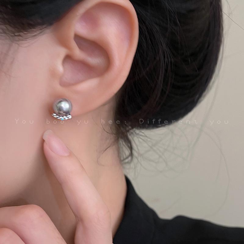 Серьги-крючки с жемчугом Shijia: Легкие роскошные женские ювелирные изделия из стерлингового серебра 925 пробы высшего качества