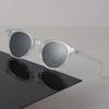 Fashion Sunglasses Women Men Round Mirror Lens Brand Designer Black Sun Glasses Trendy Eyewear Unisex Sexy Classic