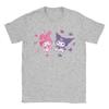 Casual Kuromi and My Melody Berries TShirt for Unisex Round Collar Cotton T Shirts  Short Sleeve Tees Big Size Clothes