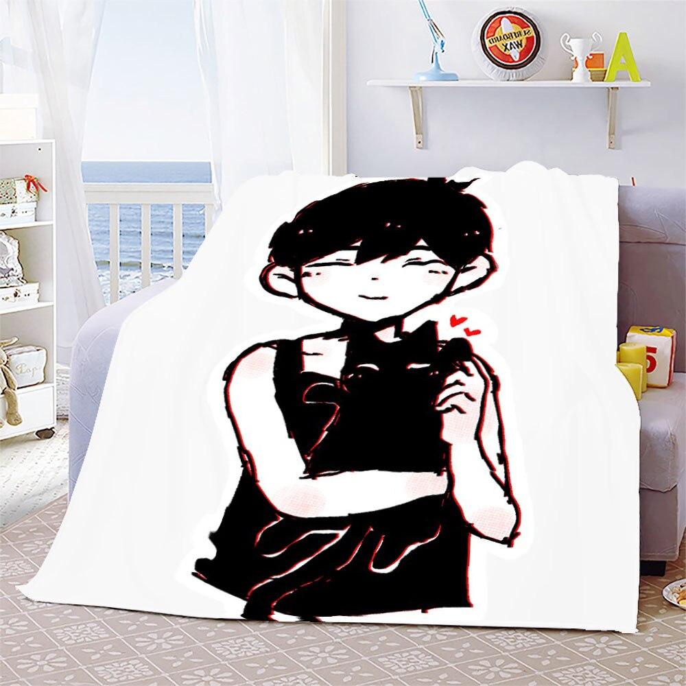 Одеяло для игры Omori, забавное фланелевое одеяло с котом Омори, мультяшными друзьями, для спальни, гостиной, покрывало для дивана, покрывало Omori