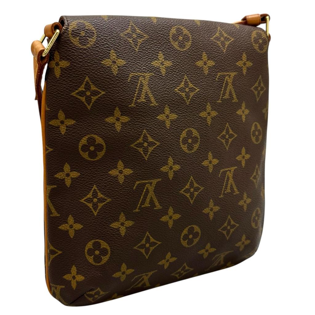 LOUIS VUITTON Mudget Salsa M51258 Shoulder Bag Brown Women used