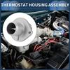 Термостат из алюминиевого сплава для автомобиля Ford F-250 F-350 Super Duty 6.0L 2003-2007 Сборка корпуса термостата системы охлаждения двигателя для Ford Excursion 2003-2005