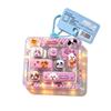 Cute Design Decompression Button Toy 7-Key Keyboard Keychain  Kids Bag Pendant