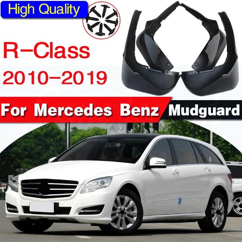 For Mercedes Benz R Class R280 R350 R300 R500 W251 Auto Mud Flap Splash Guard Mudguards 2010- Car Accessories 4pcs