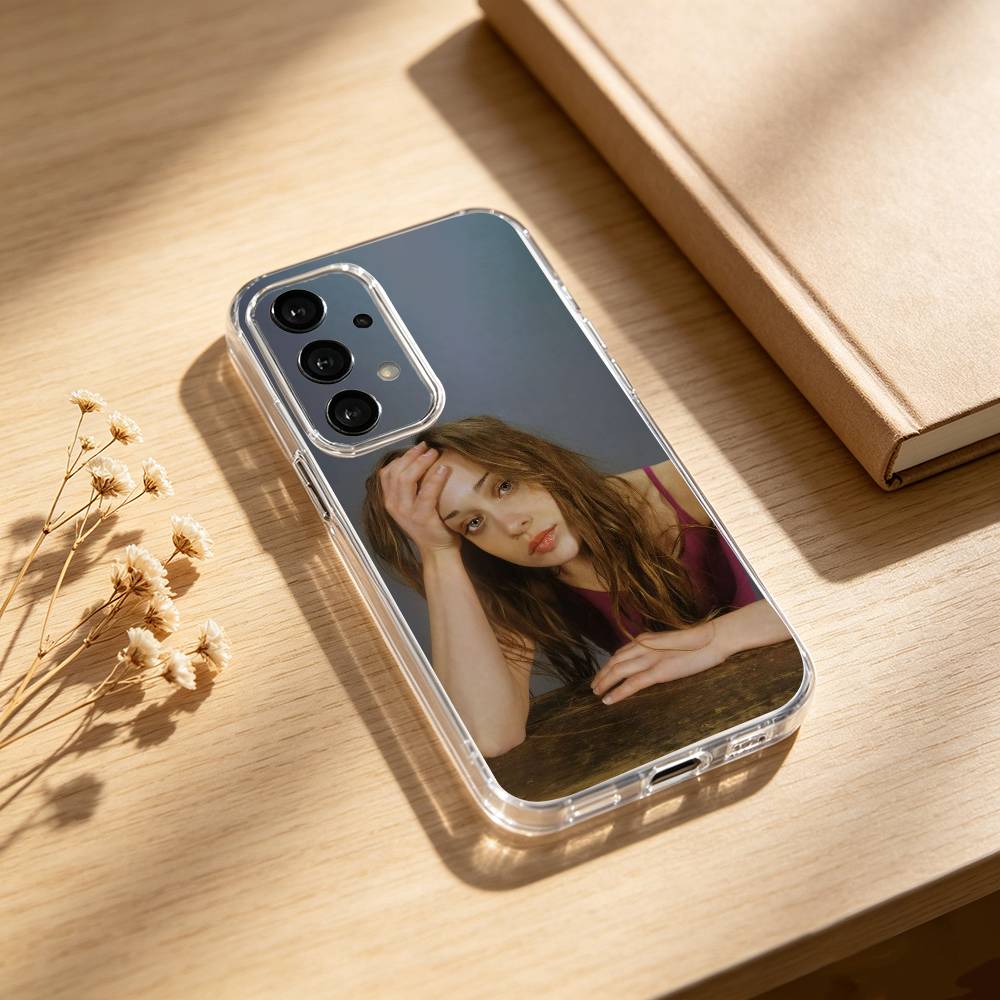 Чехол для телефона F-Fiona A-Apple для Samsung S25,24,21,22,23,30,Ultra,20,Plus,Fe,Lite,Note Прозрачная крышка