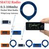 SI4732 0,5-108 МГц Портативное радио LSB USB AM FM Карманное Мини-радио 1,9-дюймовый IPS-экран КВ СВ ДВ УКВ Радио с 2 антеннами