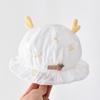Cotton Baby Bucket Hats 0-6M Girl Boy Bonnet Cap Cute Baby Fisherman Cap  For Infant