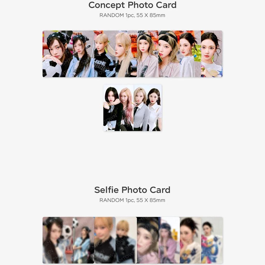 aespa НАБОР КОЛЛЕКЦИОННЫХ КАРТОЧЕК-2025 SM ХУДОЖНИК СЕЗОННЫЕ ПОЗДРАВЛЕНИЯ MD