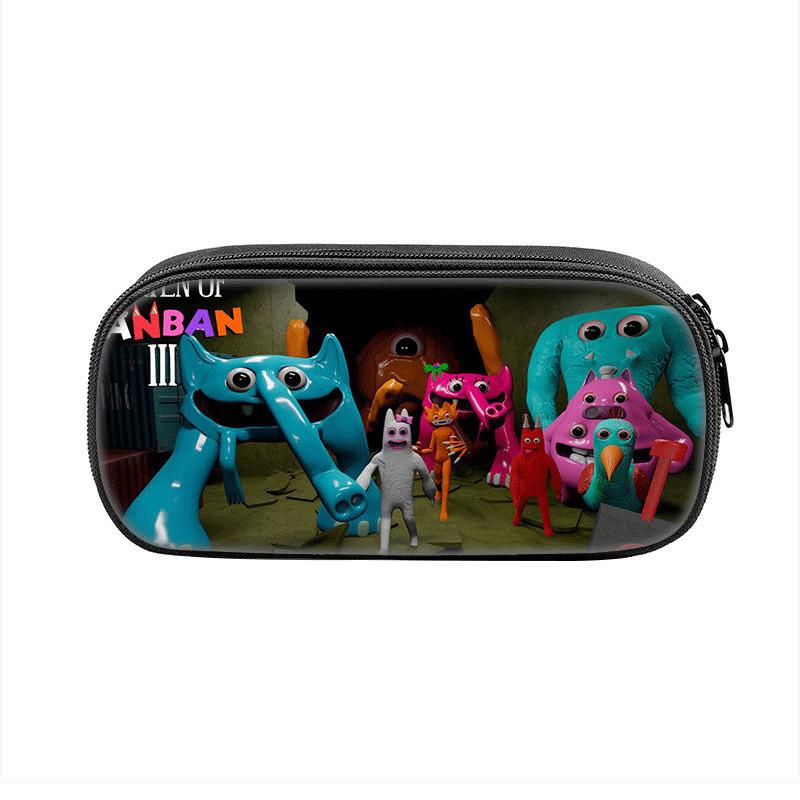 Garten Of Banban Pencil Case With Nylon Material For Students And School Supplies