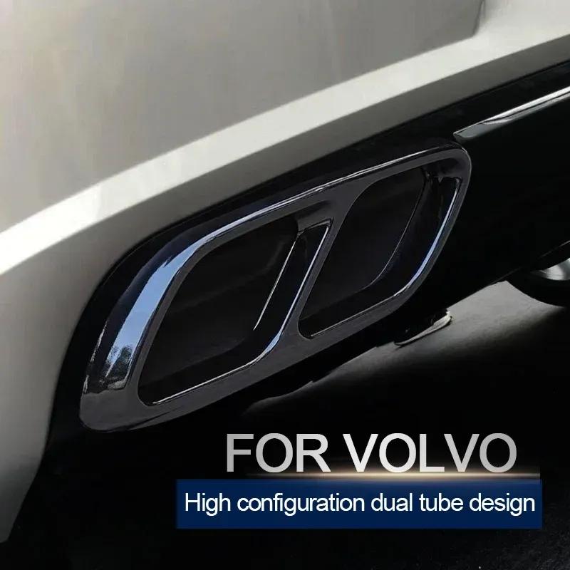 Накладка на модифицированную выхлопную трубу для Volvo V90 S90 S60 V60, рамка для выхлопных труб, автомобильные аксессуары