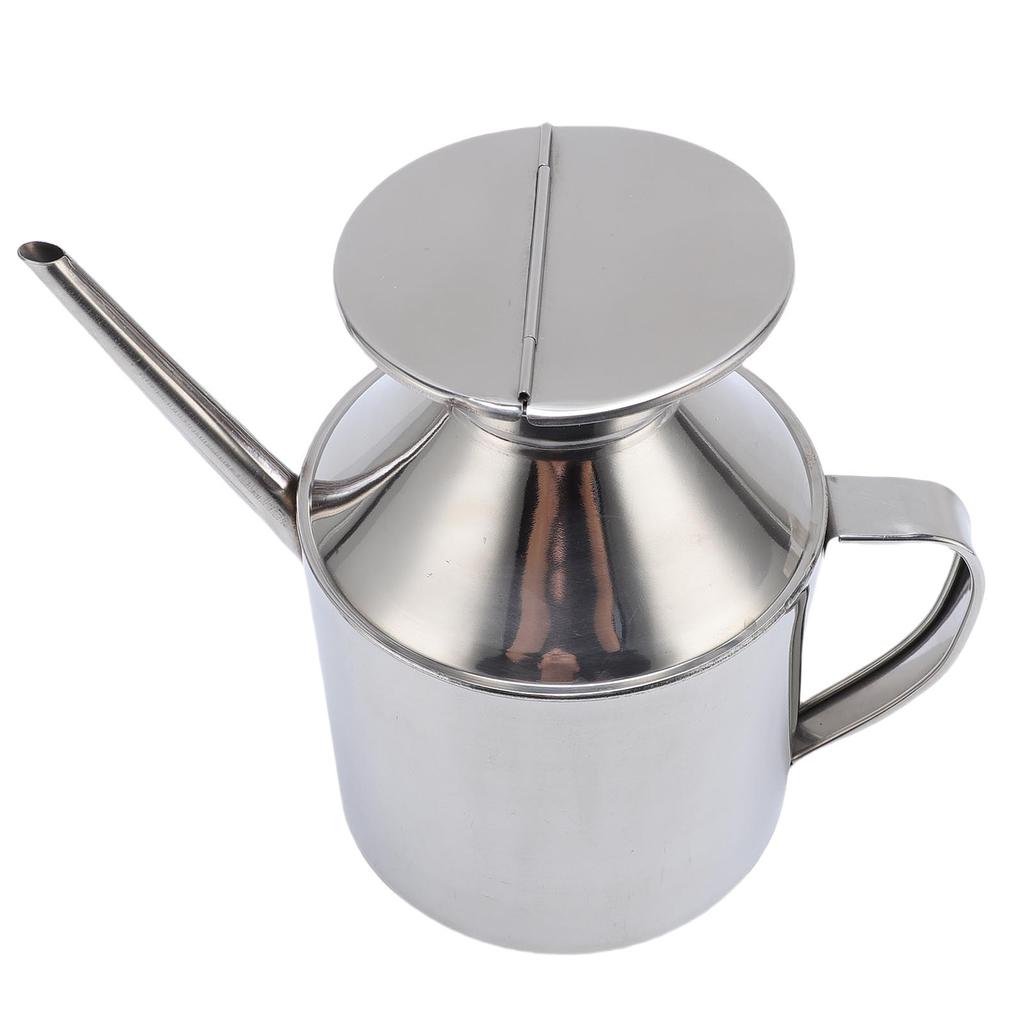 Olive Oil Dispenser Can Stainless Steel Long Spout Leakproof Easy to Clean Precise Pouring for Vinegar Soy Sauce