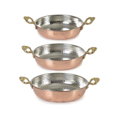 Медная сковорода ручной работы, медная сковорода из 3 предметов и набор сковородок, медная сковорода для омлета, медная сковорода для яиц