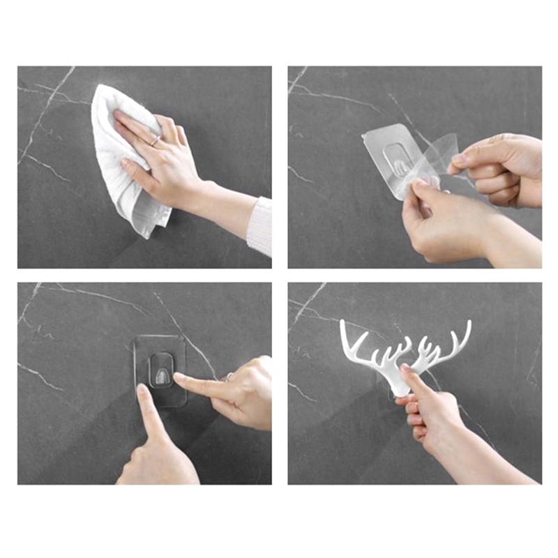 Оленьи рога в форме рога, крючок для хранения, настенная полка для одежды, шарф, брелок для ключей