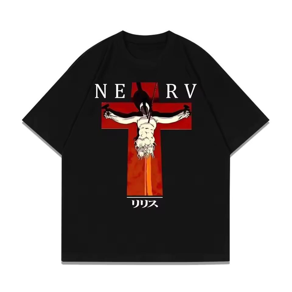 Lilith Anime Merchandise Short-sleeved T-shirts for Men 2026 Summer Pure Cotton Loose Half-sleeved Clothes Trend