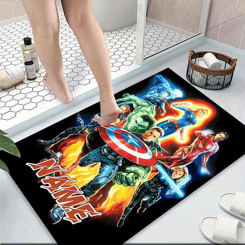 Custom Name Avengers Infinity War Characters Carpet Rug Customizable Soft Washable Anti-Slip Home Living Room Sofa Mats Personalized Rug. 0909162