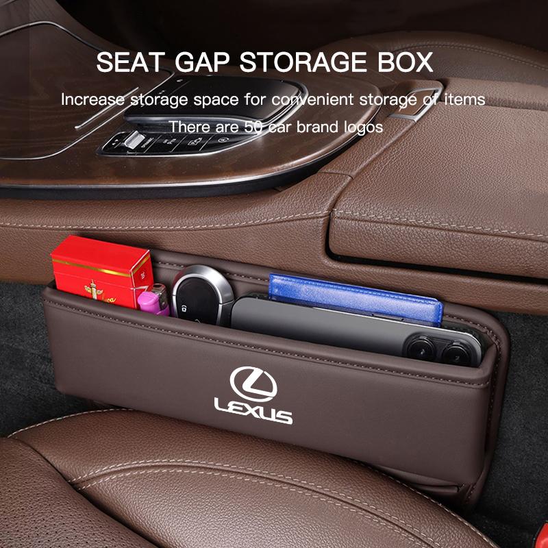 Car Accessories Seat Gap Organizer Box Leak-proof Storage Bag For Lexus F SPORT CT ES GS NX IS250 CT200h IS300h ES300h ERX400h