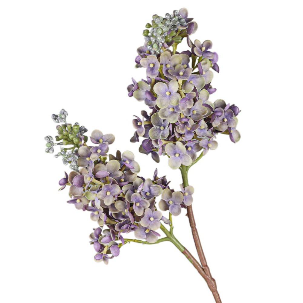 Luxury Artificial Lilac Flower Real Touch Fake Flower  Wedding Birthday Party