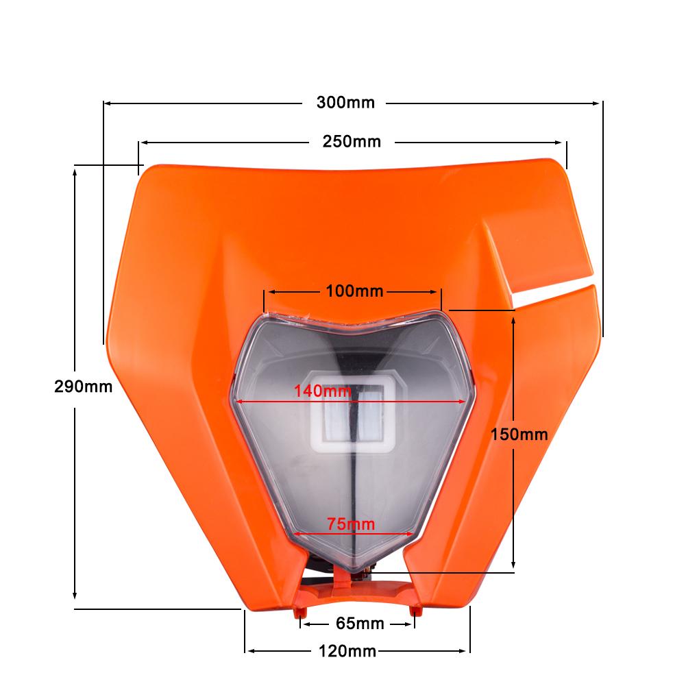 Светодиодная фара для мотоцикла Универсальная фара Для KTM EXC EXCF SX SXF XC XCF XCW XCFW Мотокроссовый эндуро