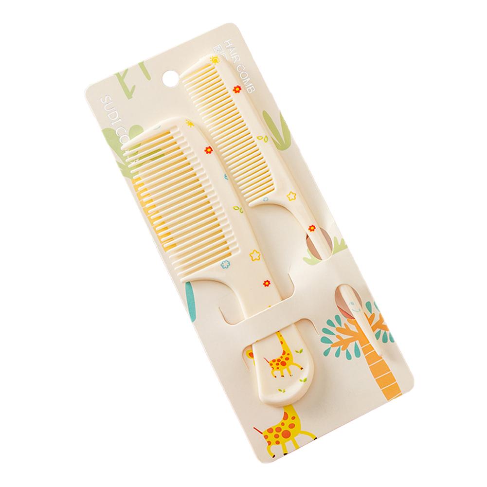 Cartoon Animal Baby Child Comb Girl One Year Old 2 Years Old Hairdressing Comb Fine Tooth Pointed Tail 2 Comb Set