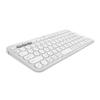 Logitech Wireless Keyboard PEBBLE KEYS 2 K380sOW Thin Lightweight 415g Compact Bluetooth Logi Bolt Wireless Keyboard Japanese Layout 36 Months Battery