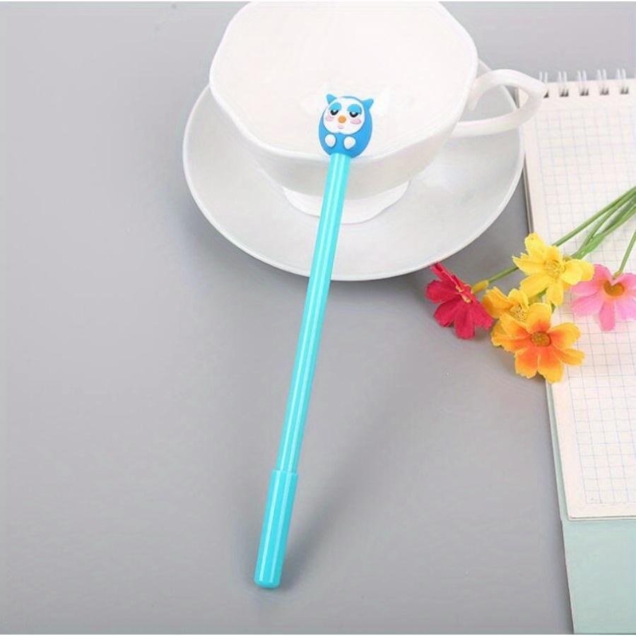 Возвращение в школу, 10 шт., 0,5 мм, канцелярские принадлежности, нейтральная ручка в форме совы, креативная, милая, для студентов, перьевая ручка, офисные принадлежности, ручка для подписи