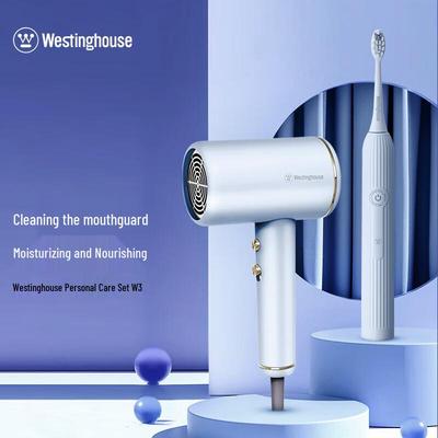 Набор: Фен Westinghouse и Звуковая электрическая зубная щетка W3, вилка CN (адаптер в комплекте)