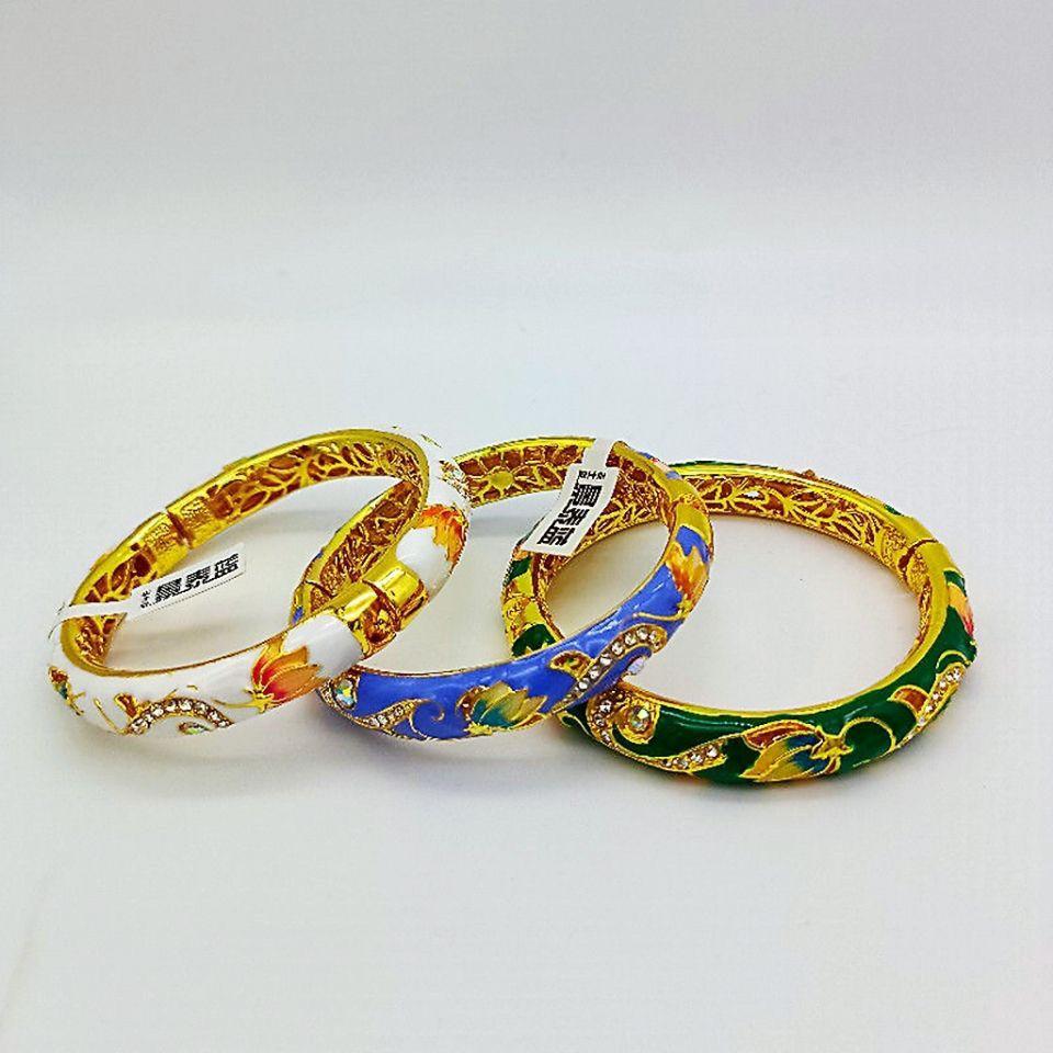 6 стилей, золотой цвет, перегородчатая перегородка, антикварный двухслойный, ценная атмосфера, богатый благоприятный модный бутик