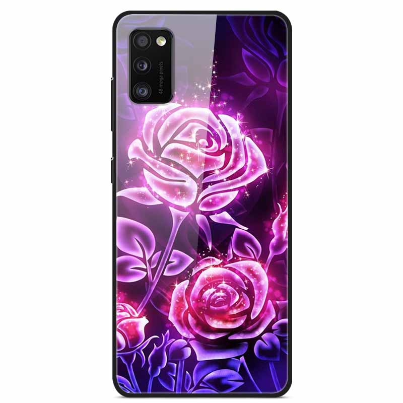 Для Samsung A41 Чехол A31 A71 A51 Закаленное Стекло Жесткие Задние Крышки Для Samsung Galaxy A51 Чехлы Для Телефона Защитные Fundas Coque A 41