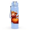 1PC Funny Bull Cow Cartoon Animal Print 750ml Color Plastic Sports Water Bottle Leakproof Flip Straw Lid Suitable for Sports Office Home Use