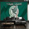 Custom Name,Mexico Wall tapestry, aesthetic printed fabric blanket, suitable for bedroom, living room, and home decor.