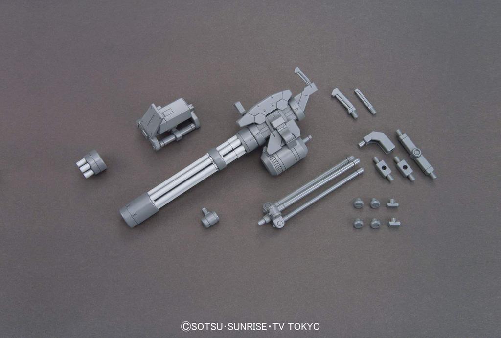HGBC Gundam Build Fighters Try Гигантский Гатлинг 1/144 Масштаб Предварительно Окрашенная Пластиковая Модель