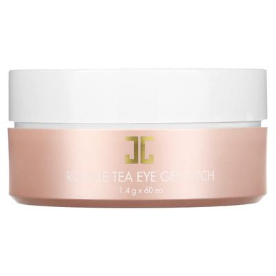 Jayjun Cosmetic, патчи-гели для кожи вокруг глаз с чаем Rosel Tea, восстанавливающие, 60 патчей, 1,4 г (0,04 унции) каждый