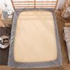 99% водонепроницаемый чехол на кровать с эластичной лентой, однотонная простыня, гладкий дышащий наматрасник, противоклещевое постельное белье, разные размеры, без наволочки