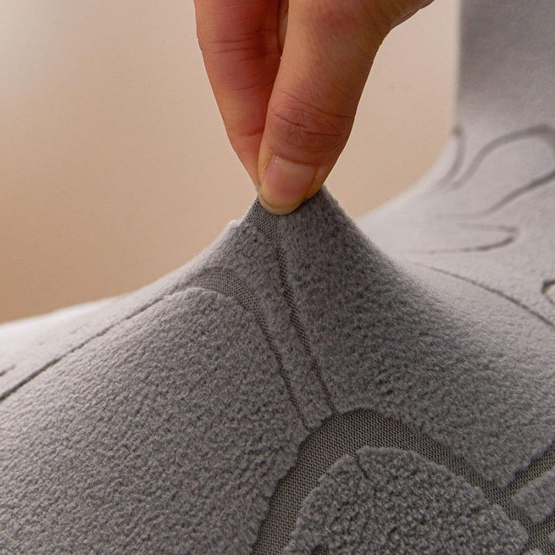 Однотонный чехол на стул Пылезащитный Нескользящий Цветочный узор Декоративный чехол на стул Бестселлер Высокая эластичность Защита для обеденного стула