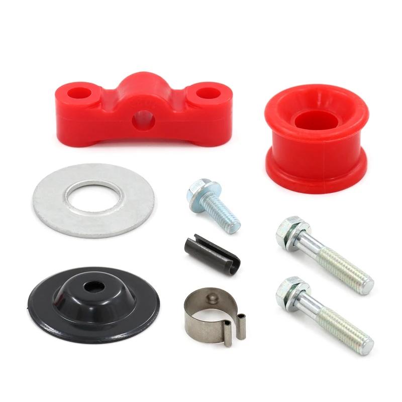 C-Clip Bolt Red Shift Linkage Bushings Kit With Pin Replacement for Acura Integra Honda Civic/Crx With B Series Swap
