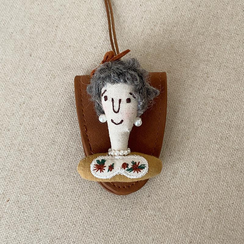 Handmade Plush Doll Lanyard & Magnetic Sunglasses Clip Necklace - Cute Versatile Choker & Sweater Chain for Women