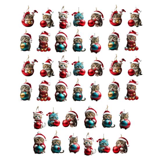 Рождественские лошадиные украшения 2D акриловые винтажные лошади рождественская елка подвесное украшение западная тема животные украшения для рождественской елки домашний декор