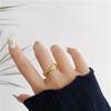 Ретро-кольцо с покрытием из 18-каратного золота: Европейский и американский крутой стиль для женщин