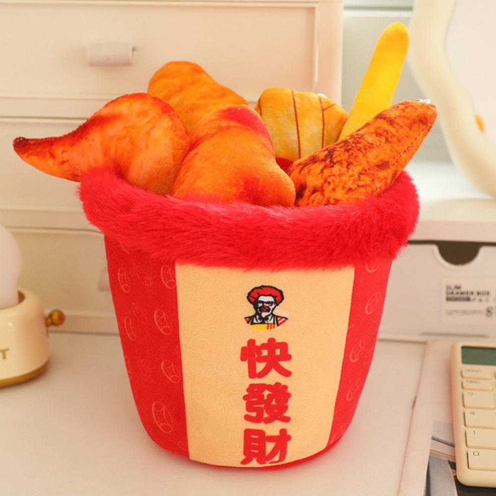 Meatballs Stuffed Plush Plants Pretend Cooking Hot Pot Skewers Stuffed Toys Birthday Gifts