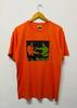 Vintage 90s X-Large 1999 : Praying Mantis Style T-Shirt / Modern Streetwear / Skate Surf / Orange / M