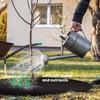 10 шт. нетканое кольцо для мульчи из дерева, разлагаемый защитный коврик для дерева, многоразовый барьер для борьбы с сорняками, защита корней деревьев