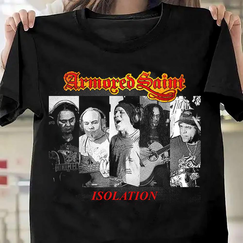 Armored Saint - Изоляция Подарок Для Фаната Черный Размер S-5XL Футболка BT1151 Унисекс Футболка