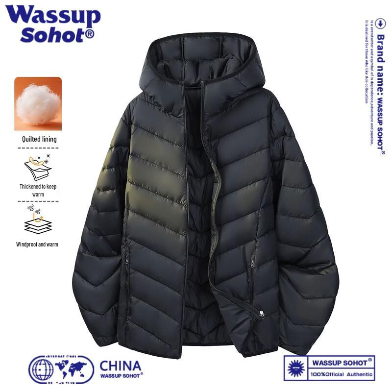 Мужская легкая ветрозащитная утепленная куртка Wassup Sohot