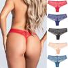 Women's Floral Briefs Low Waist Solid Color Panties Fashion Sleepwear Ladies Lingerie Underpants