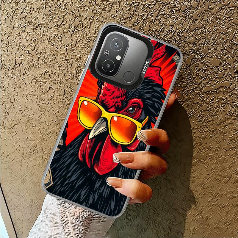 Chicken Hen Rooster Shockproof Phone Case for Xiaomi Poco X7 X6 X5 X3 Pro F7 Ultra M8 Redmi 15C 15 14C 13C 12C 10C 13 12 10