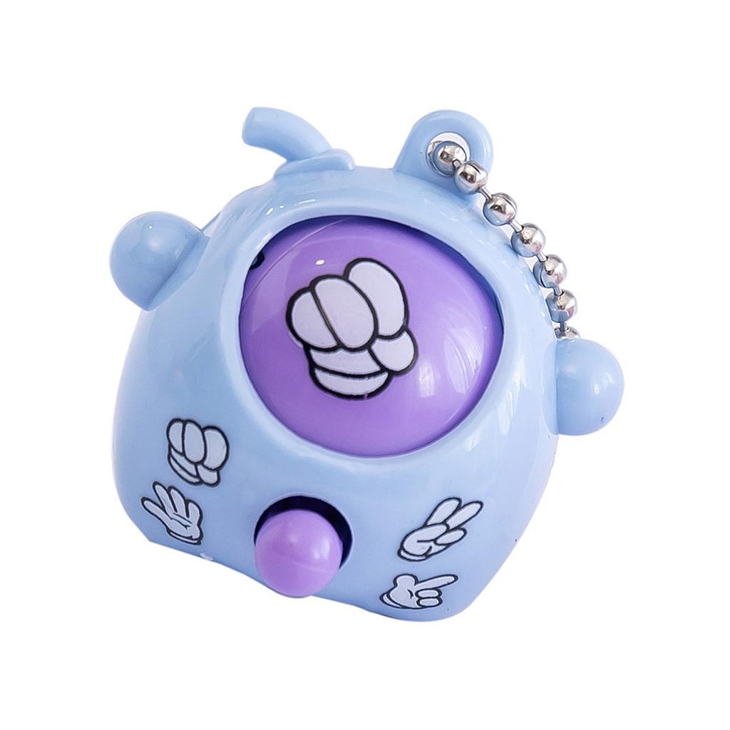 Creative Rock Paper Scissors Surprise Egg Toy Random Color Fun Capsule Toy For Kids And Adults Novelty Keychain Toy