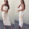 Ночной клуб юбка женская пакет бедра юбка бретели бандаж юбка стройнящий однотонный цвет миди платье